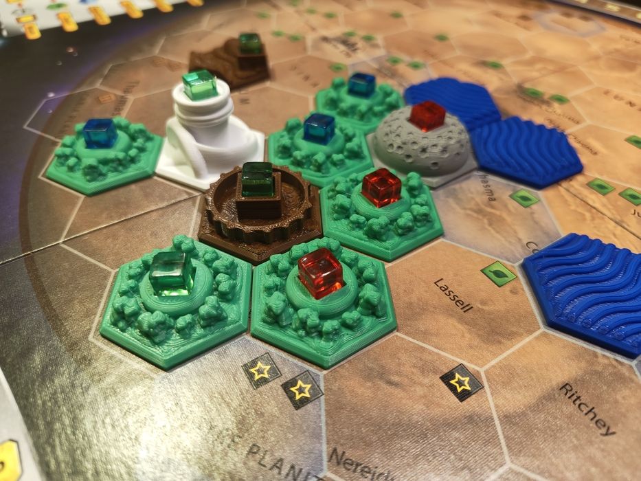 Kafelki 3d do gry terraformacja marsa