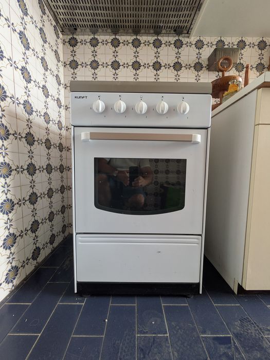 Fogão gás 4 bicos + forno 55 litros