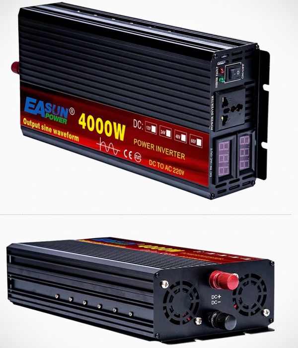 Przetwornica napięcia 2000W/4000W, czysty sinus, 12C/230V