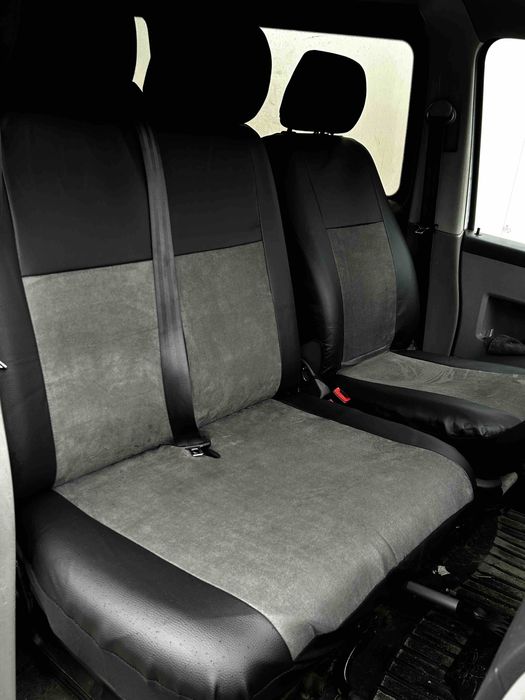 Чехли На Сидіння--ЕкоШкіра Алькантара--на ВСІ Авто 1+2 UNICO--ПОЛЬША