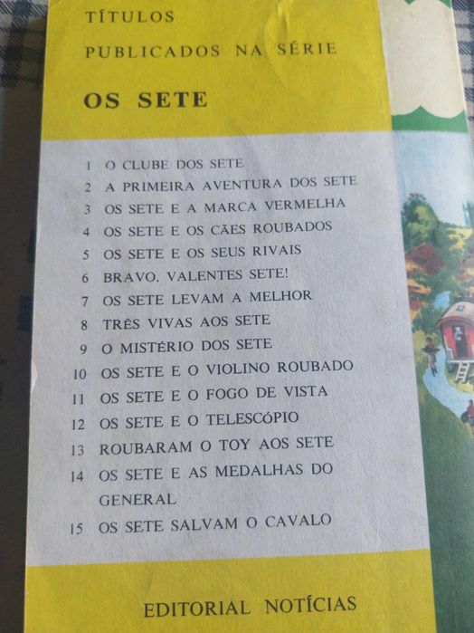 2 livros da Coleção os Sete