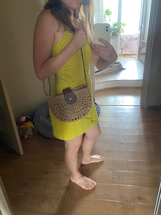 Сумка плетена літня