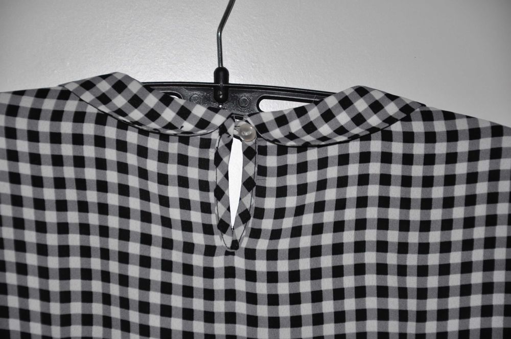 Bluzka w biało-czarną kratkę Mohito rozm. 34/XS