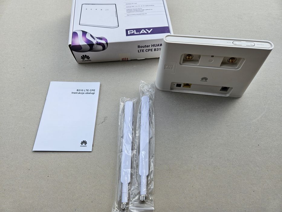 Router Huawei B310 + Nowe Anteny