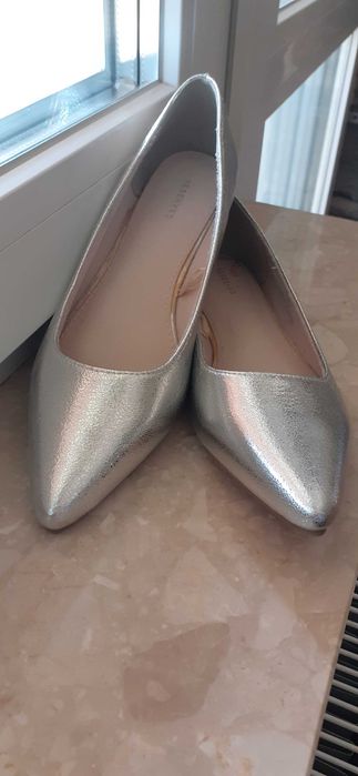 Baleriny srebrne roz. 39 RESERVED