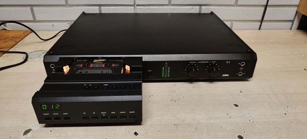 Magnetofon deck BRAUN Atelier C1. Po serwisie