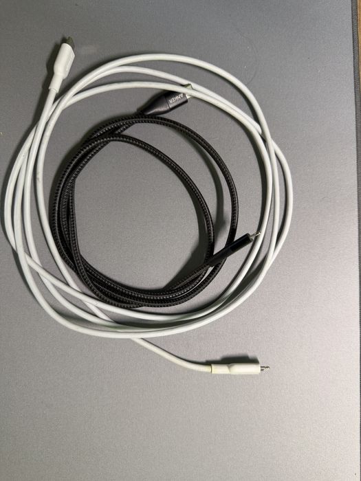 Dwa przewody LIghtning do iPhone Anker