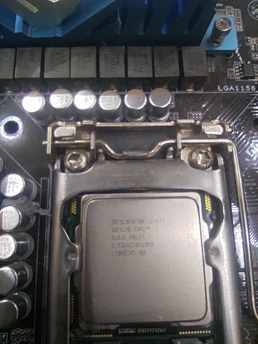 Asus P7P55D Deluxe +Процессор Intel Core i7 870 2.93-3.6 Ггц