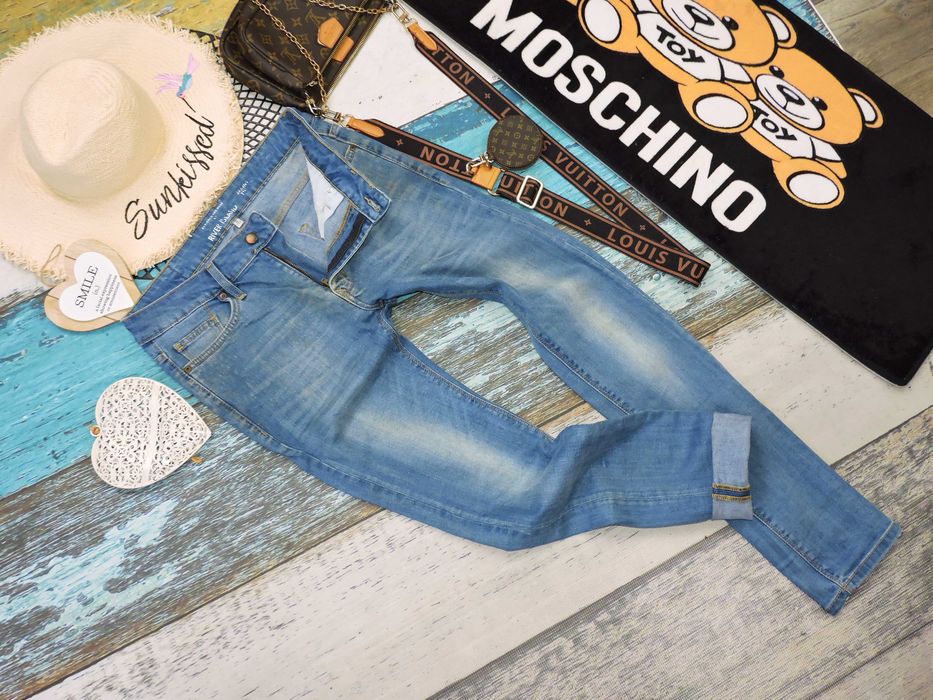 River Island Męskie spodnie jeans silm fit 32/34