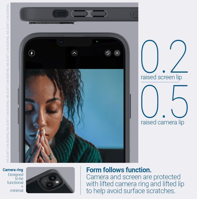 Caseology skyfall iPhone 14 plus / 15 plus matte black