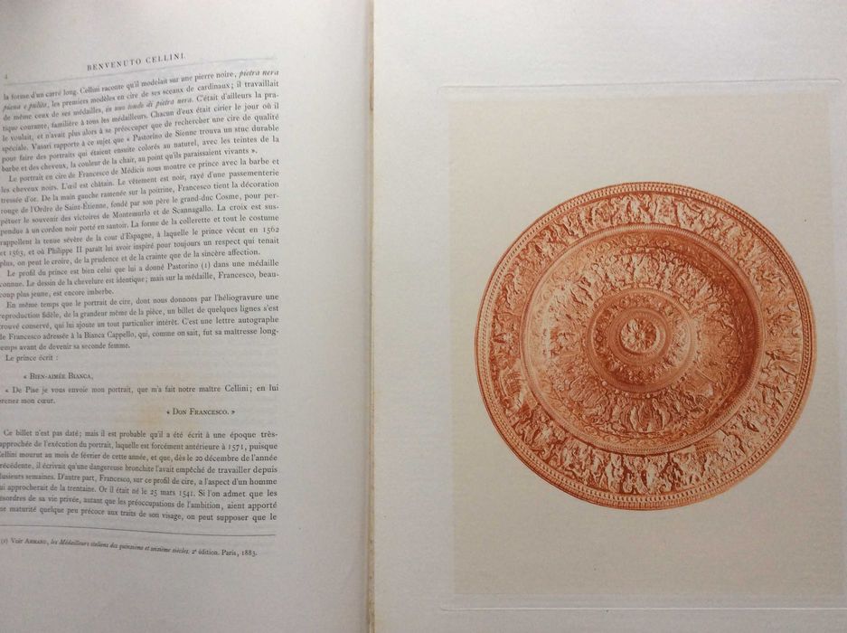 Benvenuto Cellini: Nouvel Appendice aux... 1884. Raro