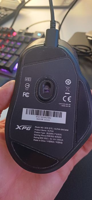 Mysz myszka  podświetlana XPG ALPHA blww