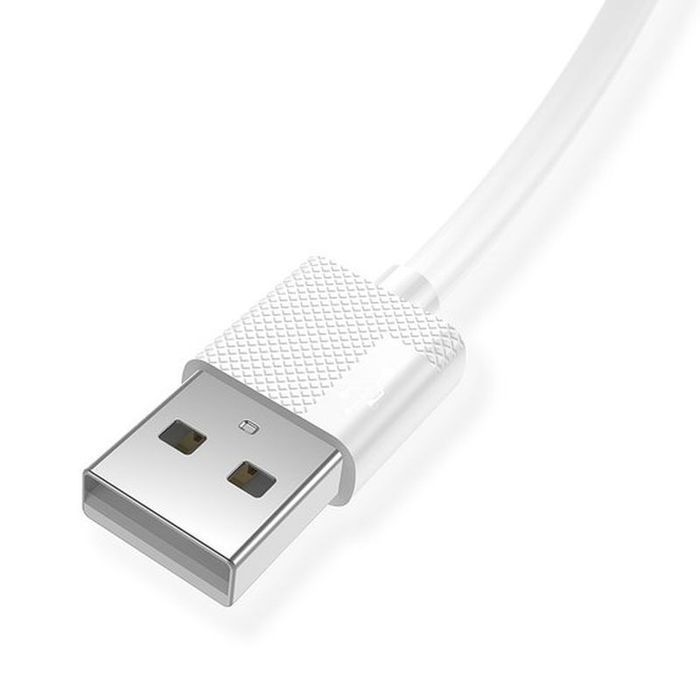 Kabel T-Phox nets Type-C white 3A ; PVC ; 1.2M