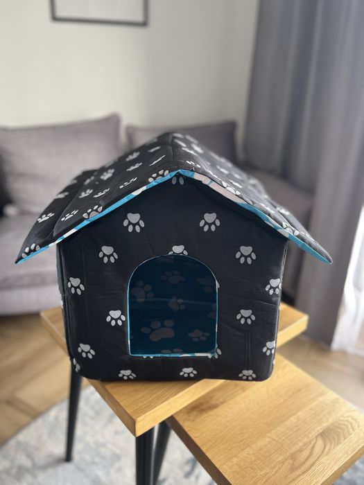 Domek dla kota lub psa do 12 kg, wytrzymaly material, mozna prac