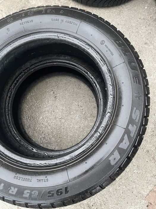 Opony używane zimowe M+S BLUE-STAR /15/65/195 komplet 2szt