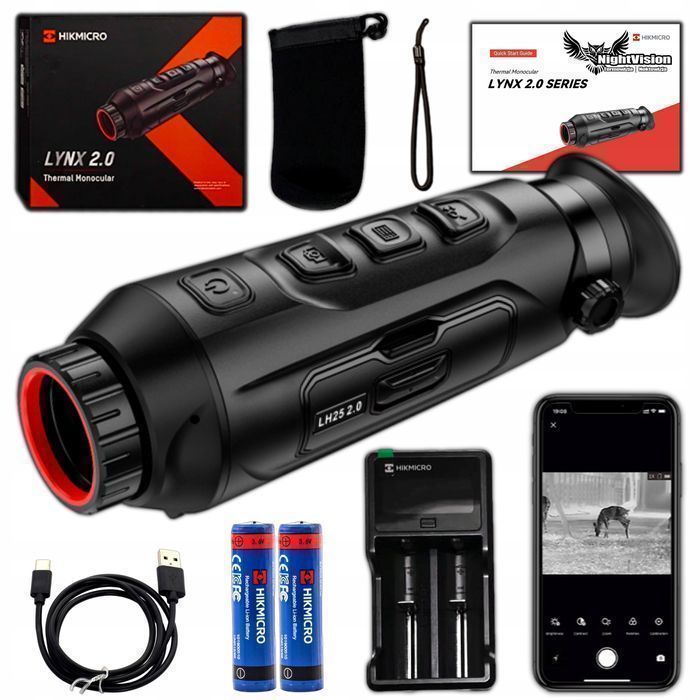 Kamera Termowizyjna Monokular Termowizor HIKMICRO LYNX PRO LH25 2.0 V2