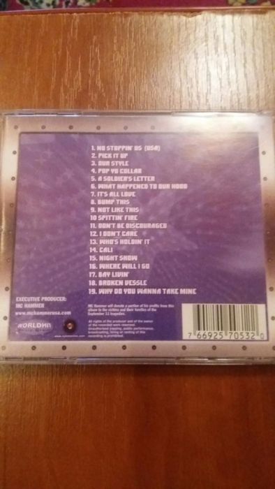 Компакт диск MC HAMMER "Active Duty".