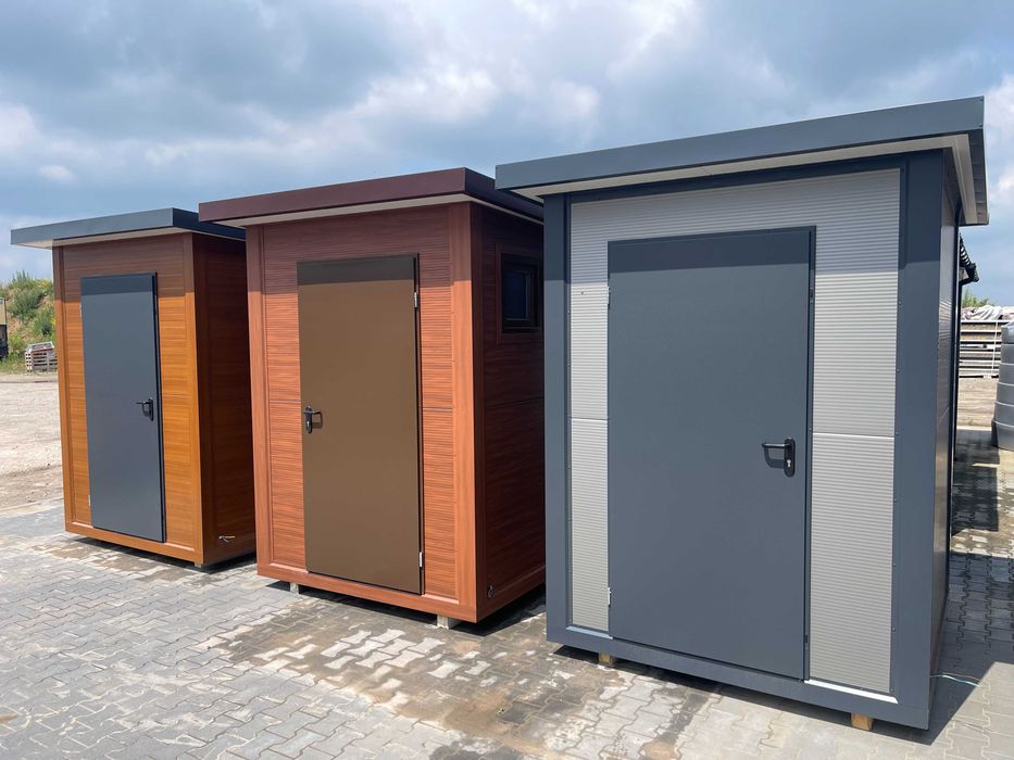 Pawilon kontener sanitarny łazienka WC kemping