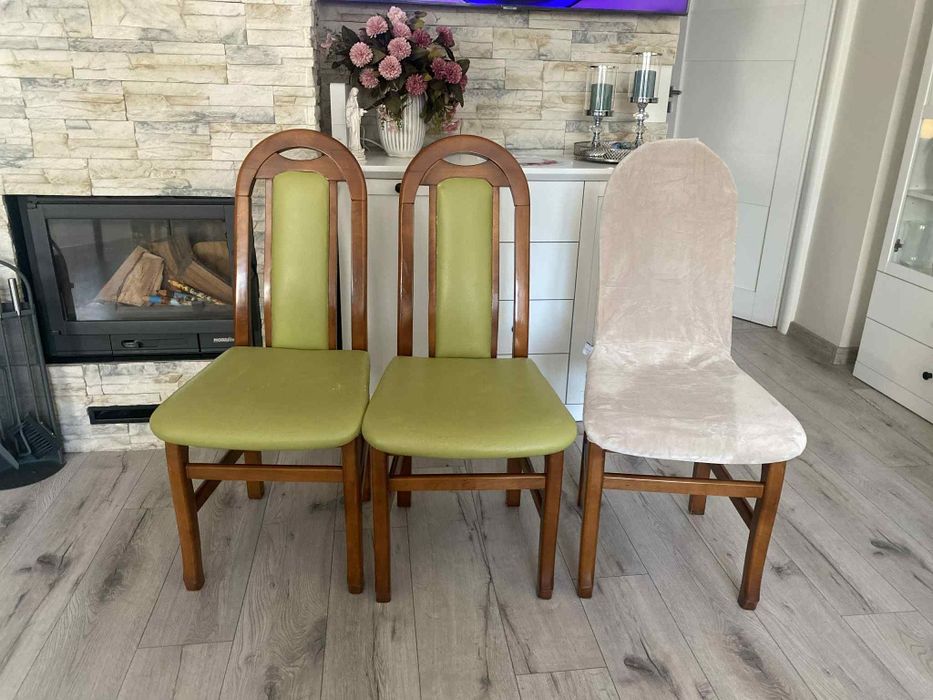 Sprzedam krzesła drewniane komplet
