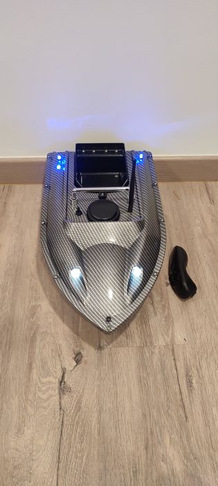 Barco para transporte de engodo/anzol 1,5kg, alcance até 400 m