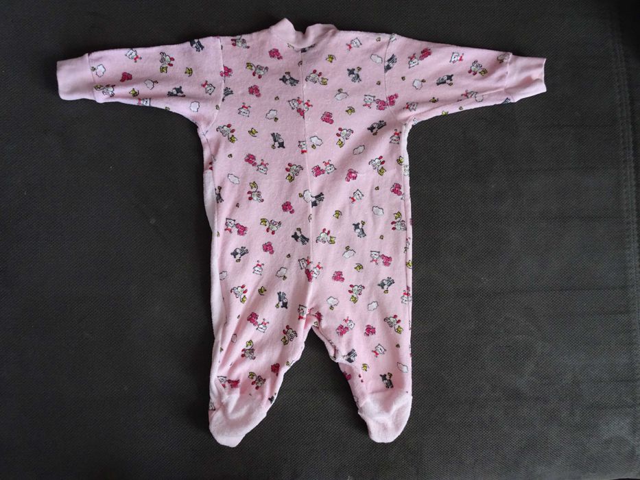 śpiochy pajac dziewczęcy 62 cm