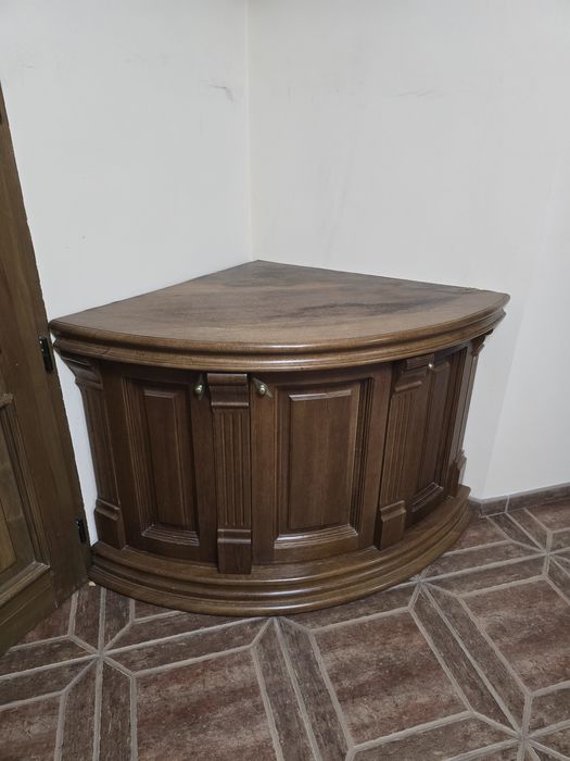 Szafka narożna dębowa