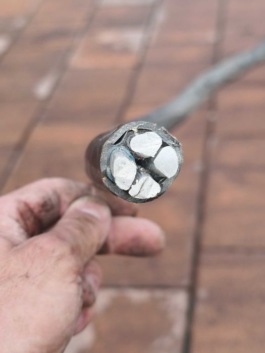 Kabel, przewód YAKXS 4x70 aluminium 19m