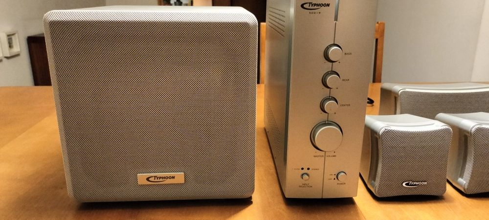 Sistema Surround 5.1 Typhoon