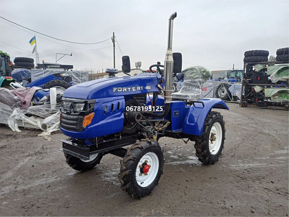 Мототрактор Forte RT 161 ФОРТЕ + Фреза і Плуг безкоштовна доставка