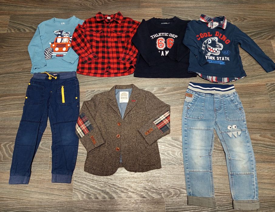 Большой пакет, лот,набор демисезонных вещей для мальчика 4-5лет.