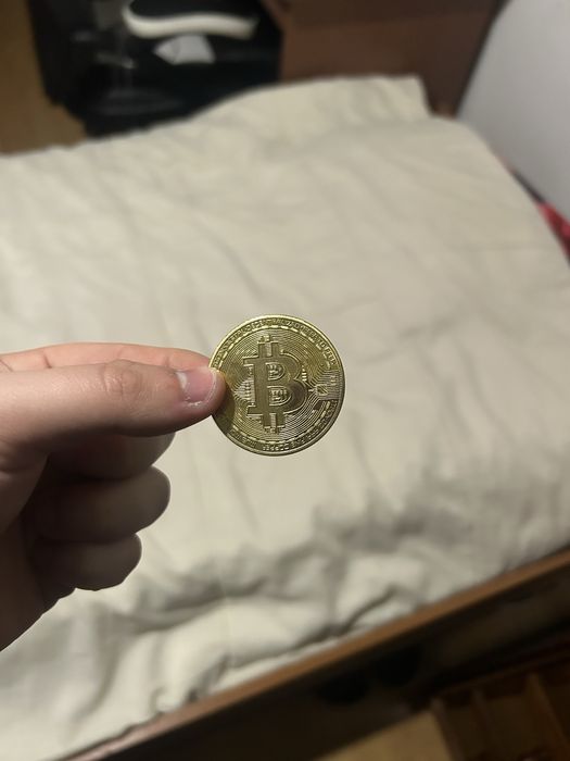 Moeda bitcoin.