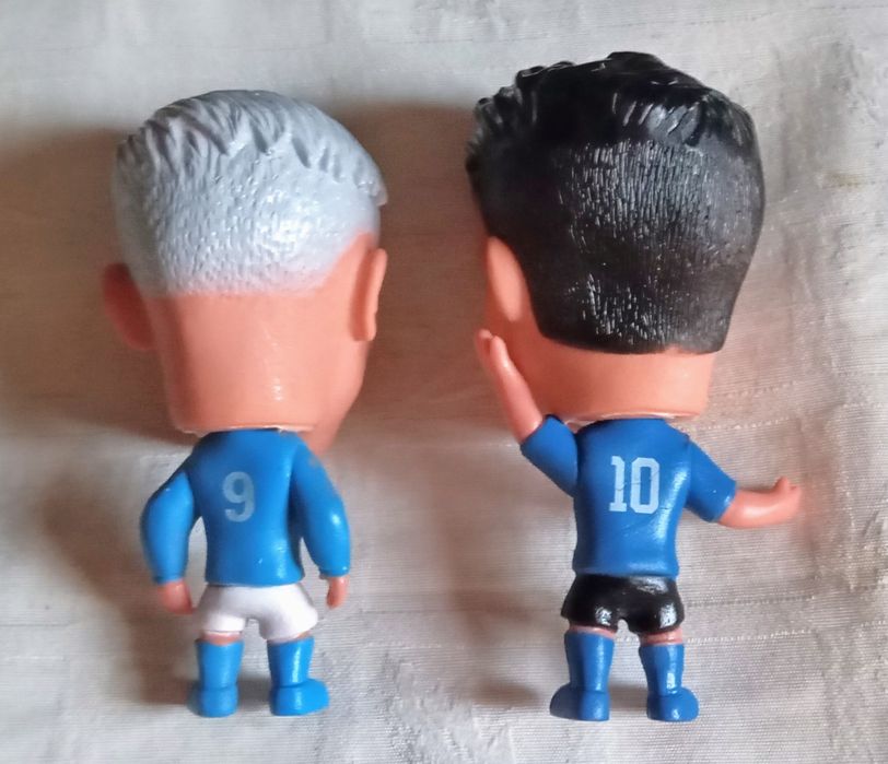 Figuras Craques do futebol em pvc 12cm.