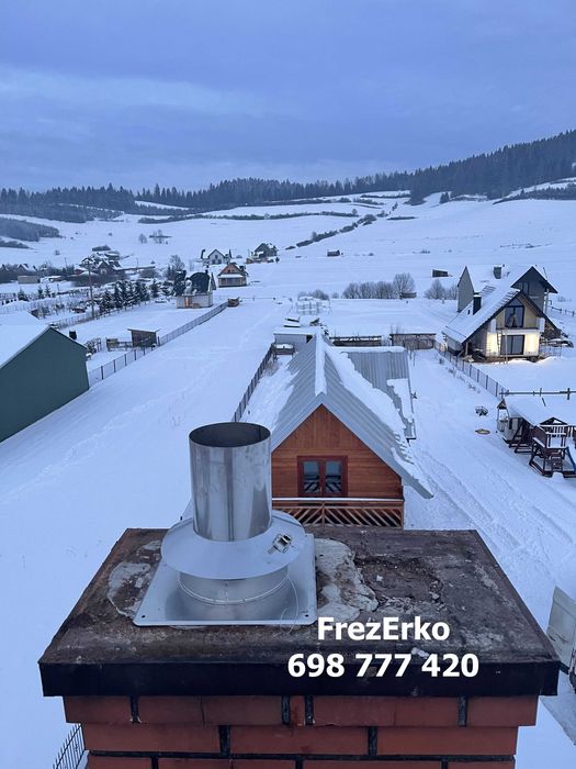 FrezErko Frezowanie kominów diamentowo bez wibracji, montaż wkładów kominowych Schiedel