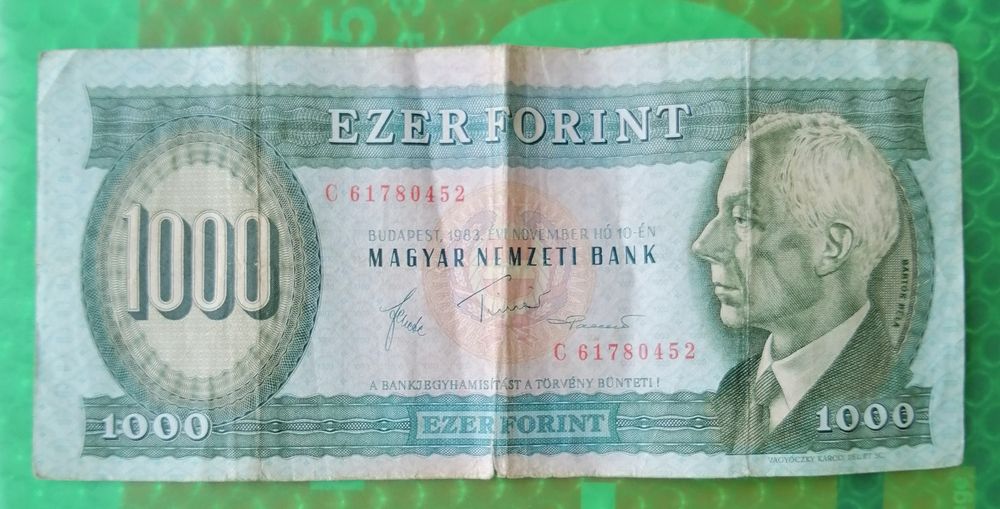 1000 Forintów z 1983 roku
