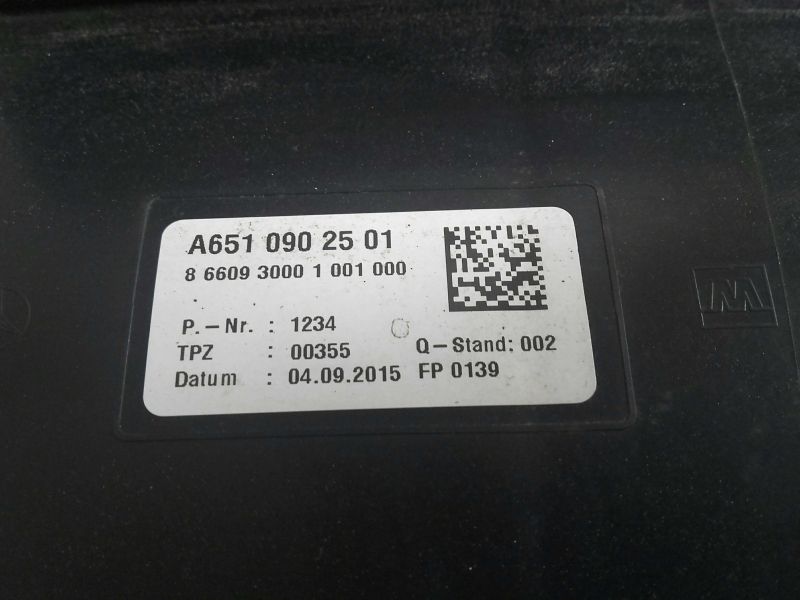 Caixa filtro ar MERCEDES-BENZ Classe C (W205)