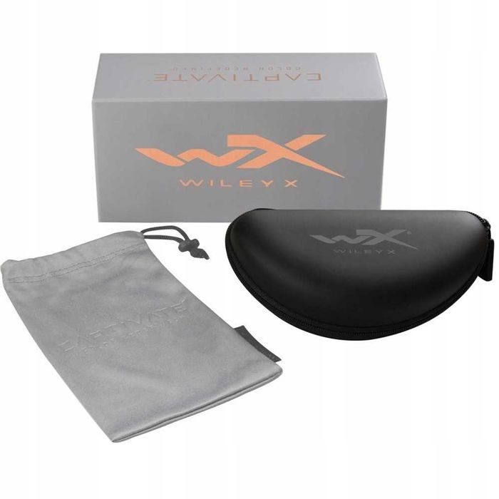 Okulary Wiley X BOSS Captivate Blue Mirror Matte Black Frame