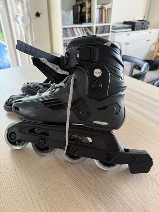 Rolki Oxelo z twardą skorupą MF140 szare