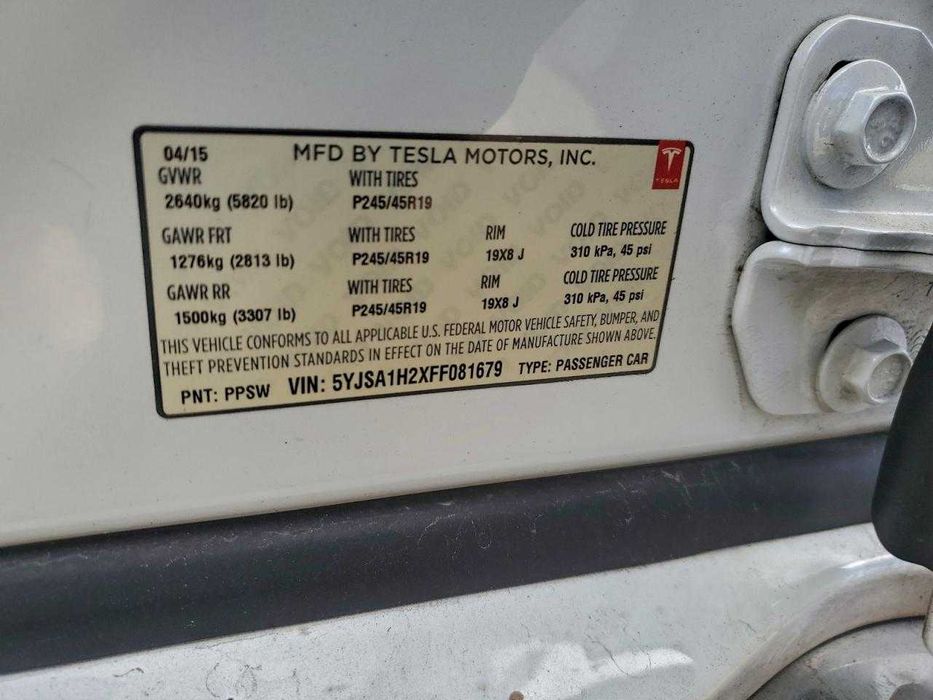 2015 Tesla Model S 85D