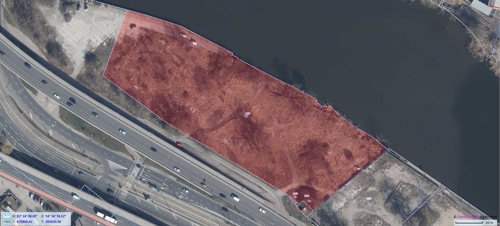 Plac składowy magazynowy przeładunkowy/ 13 656 m2 / Gdańska 48