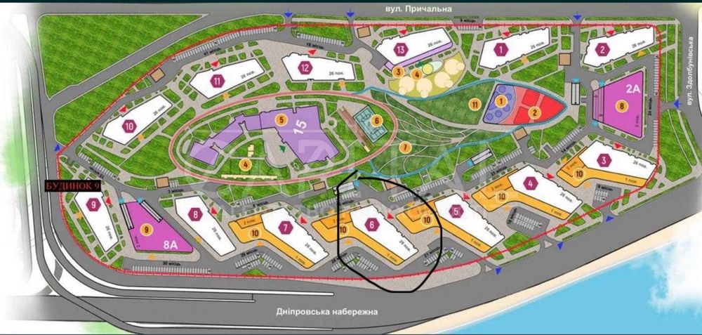 Без комісі продаж 1к видової квартири Дніпровська Набережна 15Д Грейт