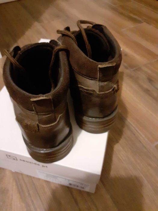 Botas castanhas seaside n.°40 novas