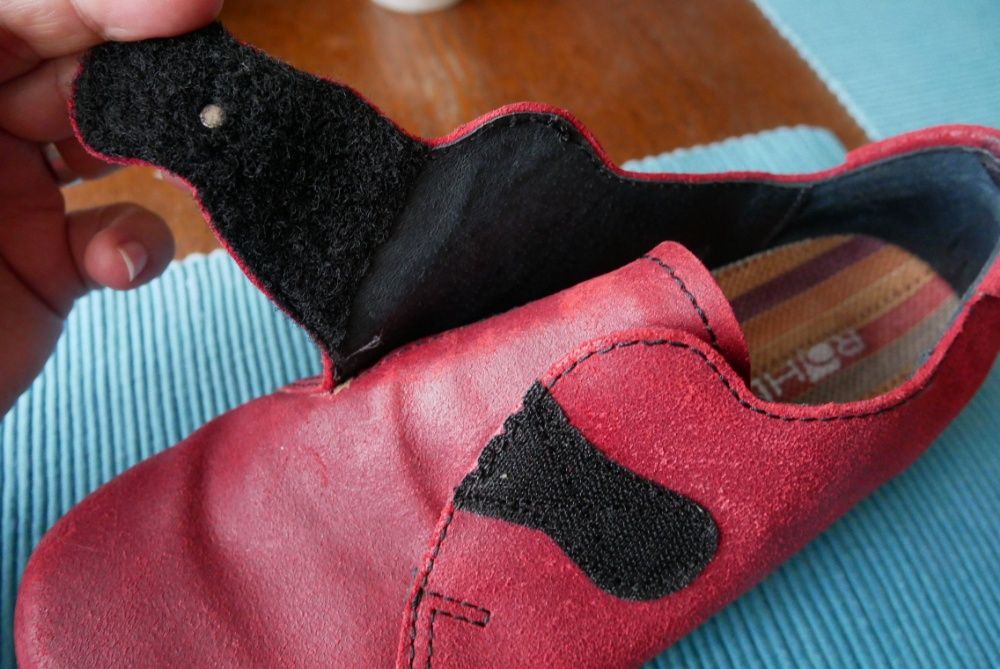 ROHDE, czerwone, piekne, polbuty r. 37 ( 3,5); dl. wkladki 24 cm