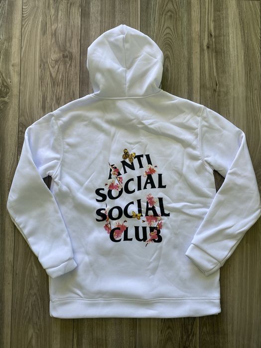 NOWA BLUZA ASSC Anti Social Social Club Biała z Kapturem Rozmiar: L