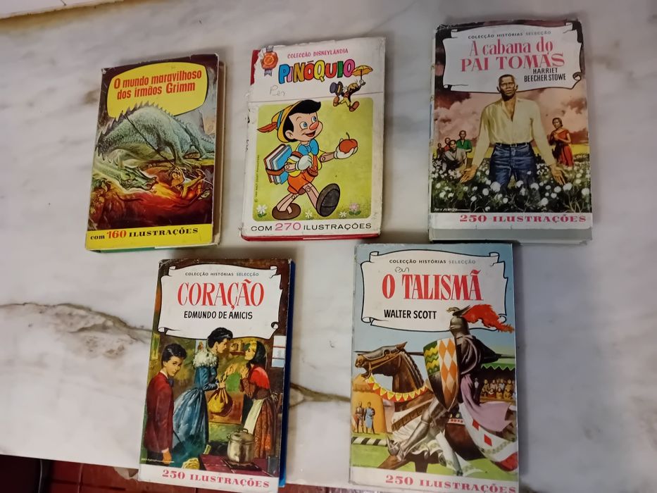 Conjunto de 5 Livros Infantis Colecção Histórias Selecção