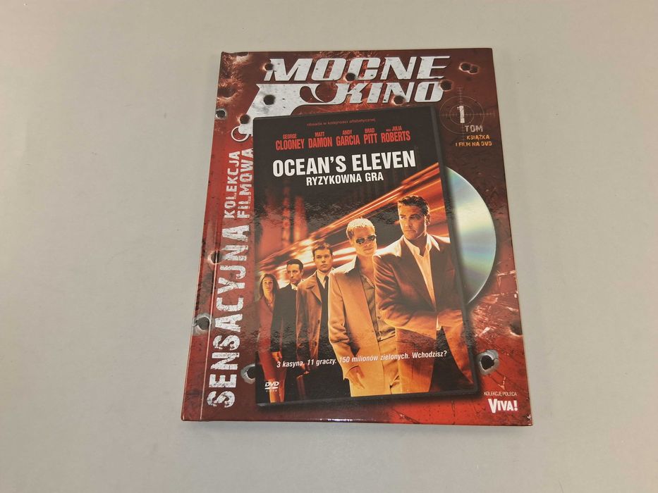 N180 Ocean's Eleven Ryzykowna Gra DVD Mocne Kino George Clooney