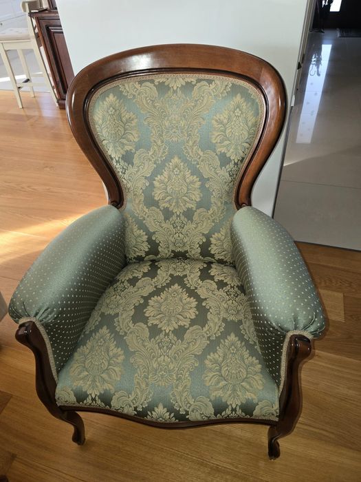 Fotel stylowy i  USZAK Z IKEA