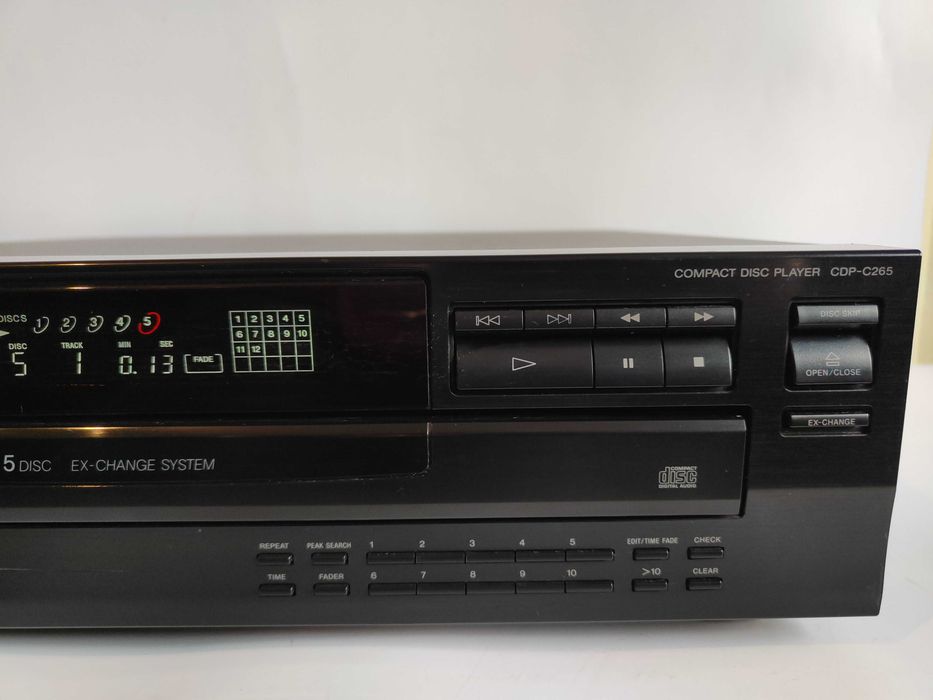 Sony CDP-C265 odtwarzacz zmieniarka na 5 płyt CD