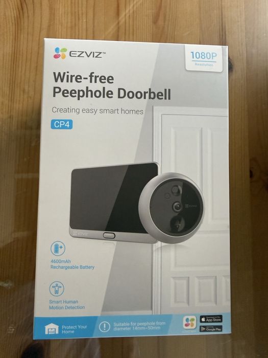 Óculo de porta, marca EZVIZ 1080P