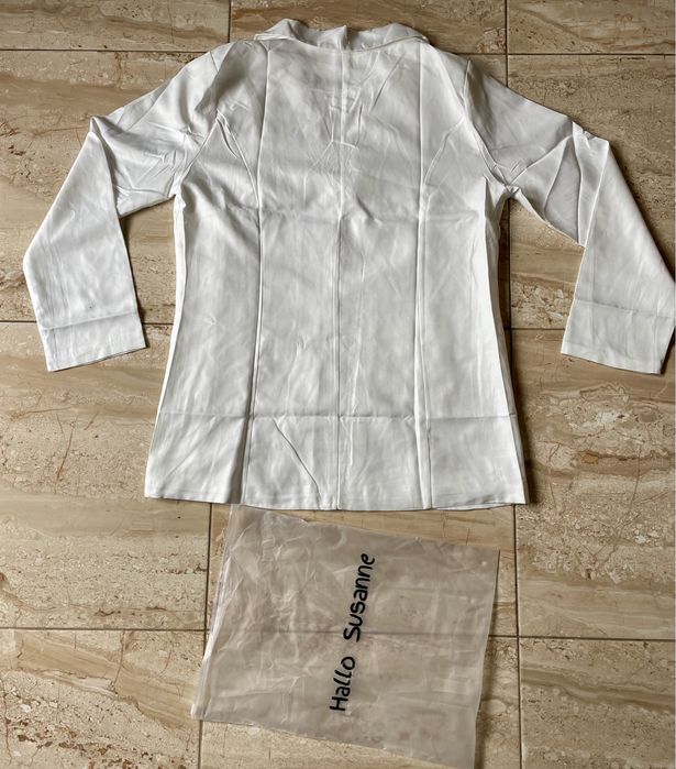 Casaco ou blazer branco (Hallo Susanne, tamanho XXL)