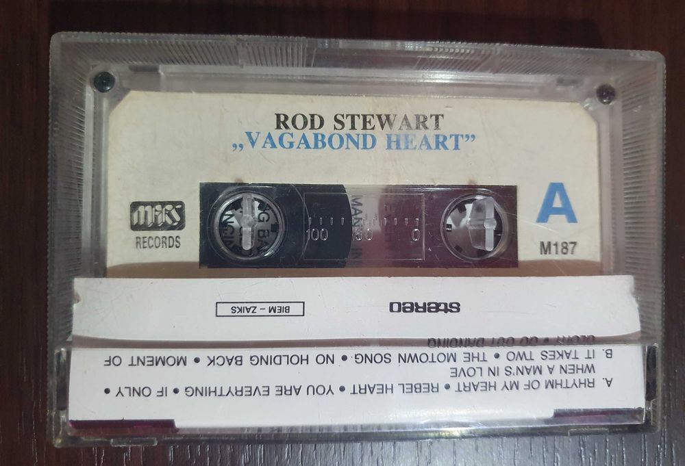 Rod Stewart "Vagabond Heart" - kaseta magnetofonowa.